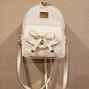 LCFun Mini Faux Leather Backpack